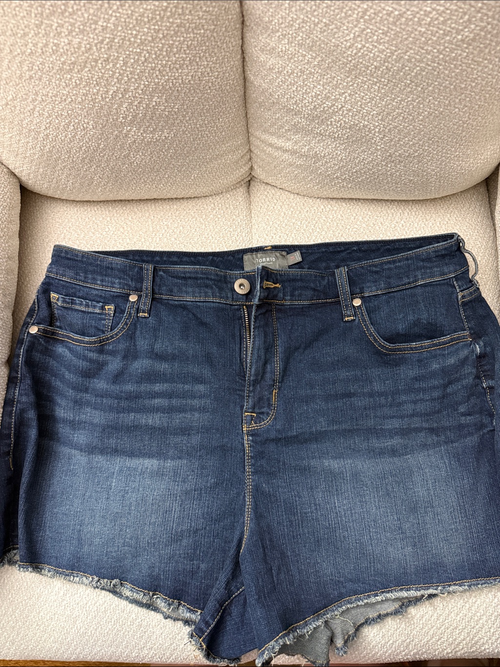 Torrid Dark Indigo HighRise Denim Shorts